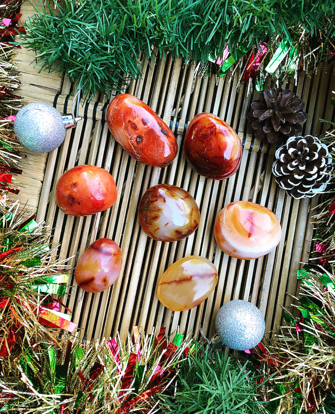 Carnelian Palm Stone