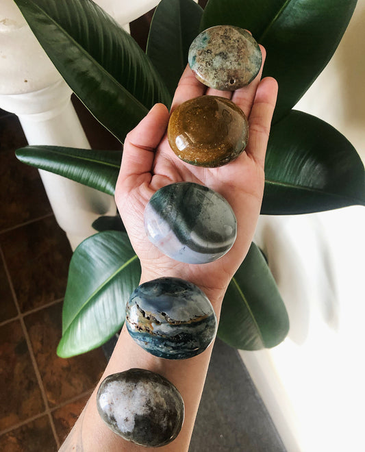 Ocean Jasper Palm Stone