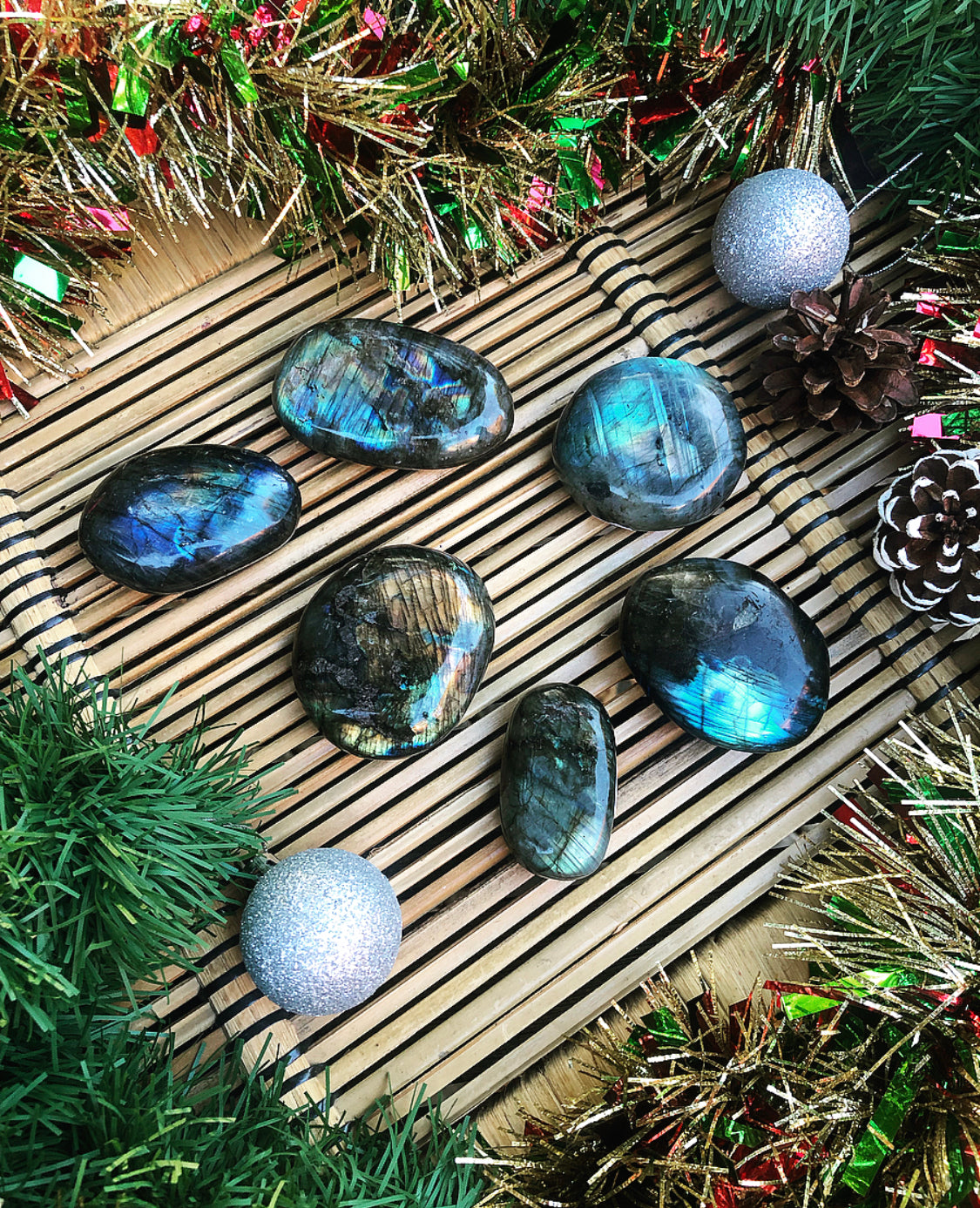 Labradorite Palm Stone