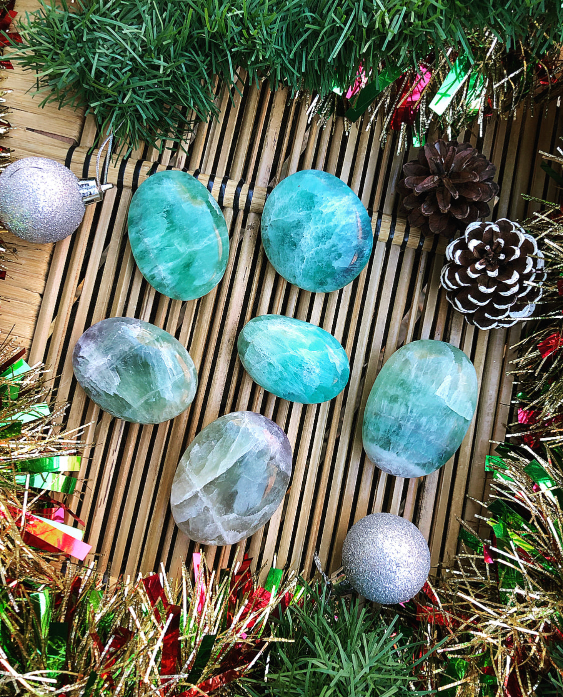 Fluorite Palm Stone