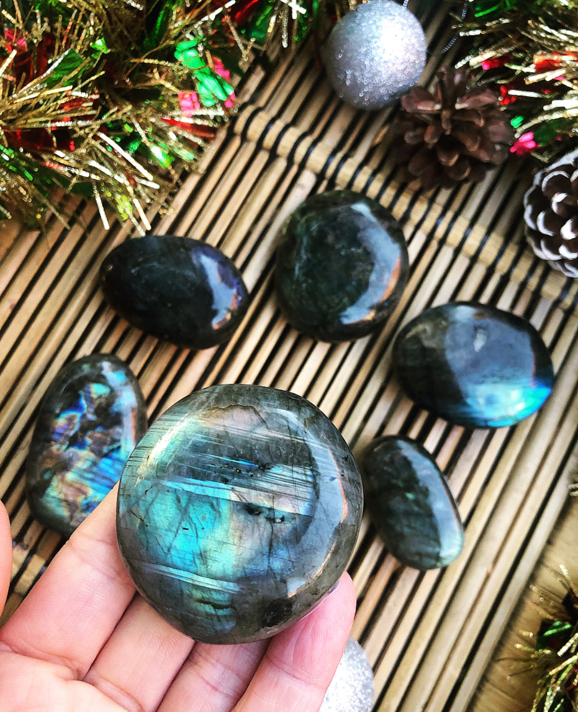 Labradorite Palm Stone