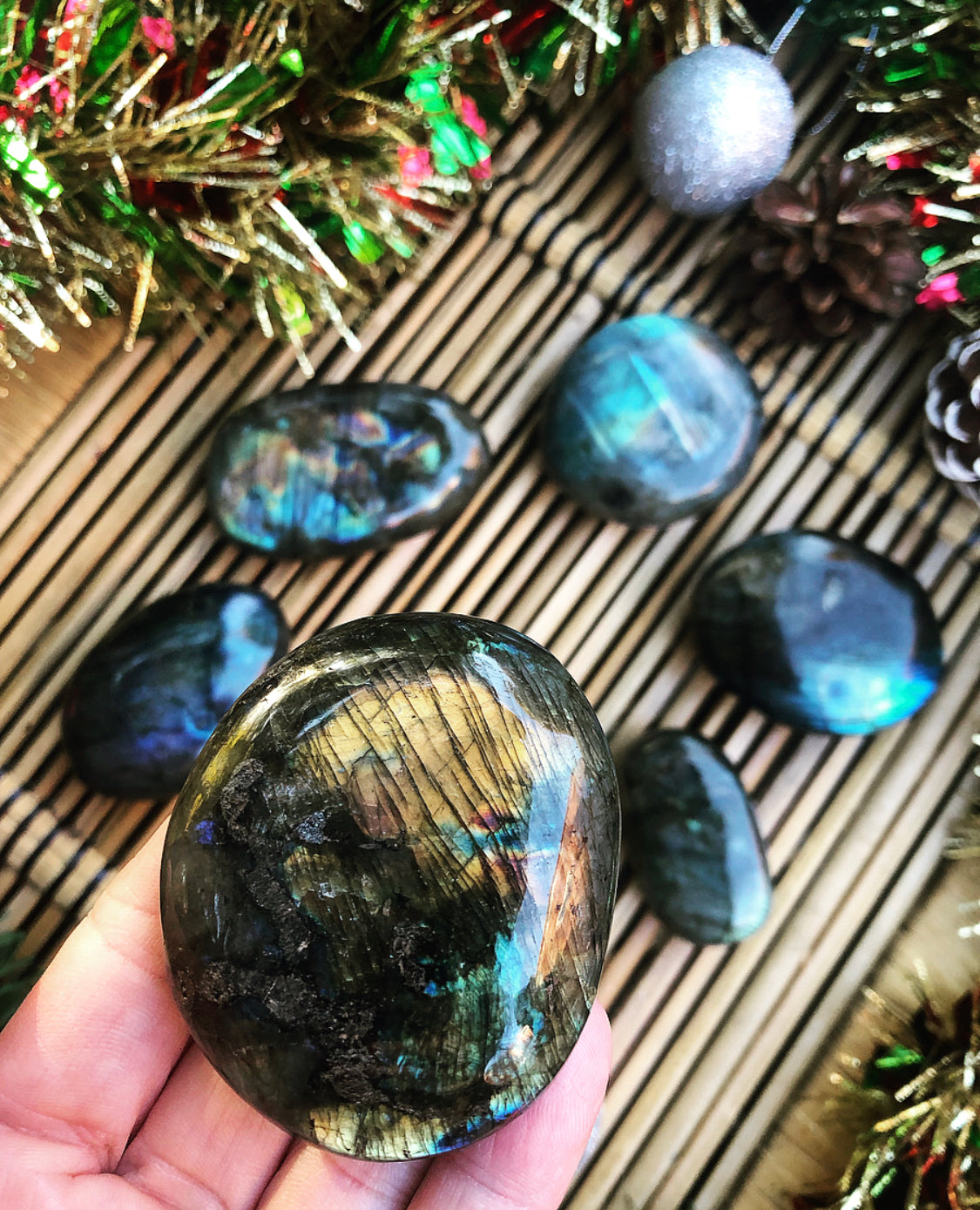 Labradorite Palm Stone